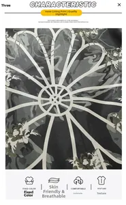 Detailed close-up showing breathable fabric lining and floral print of varsity jacket
