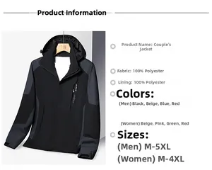 Detail view of water-resistant polyester fabric and grey panel stitching on outdoor jacket