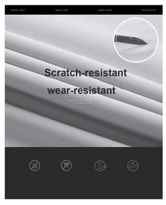 Macro shot of scratch-resistant grey fabric texture for functional outdoor jackets