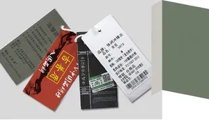 Detail view of garment tags showing 100% nylon material for the casual hooded jacket