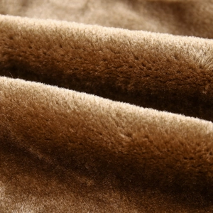 Men's winter aviator jacket featuring warm brown faux fur lining and plush suede texture