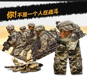 Detail of camouflage cargo shorts featuring multi-pockets and a green woven tactical belt