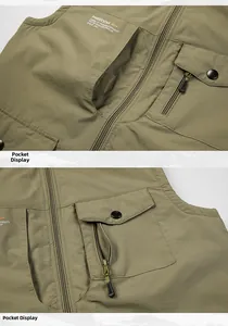 Detail showing multi-pocket design and durable fabric texture of the tactical vest