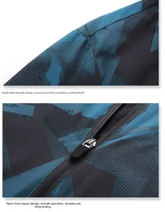 Detail of outdoor jacket showing structured shoulder seams and smooth zipper closure