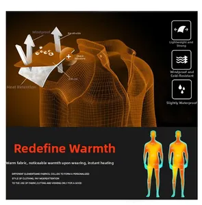 Technical diagram showing 4-layer windproof and breathable fleece fabric structure
