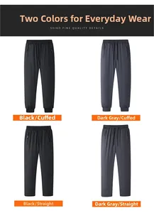 Detail showing elastic drawstring waist and side zipper pockets of men fleece pants
