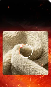 Close-up of thick sherpa fleece lining showing soft thermal texture and windproof quality