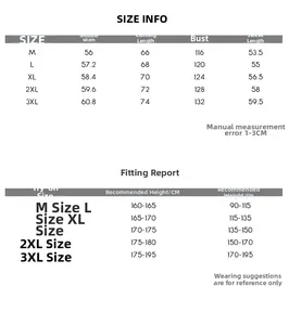 Size chart for men's vintage PU leather flight jacket showing M-3XL measurements