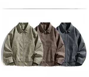 Detailed view of vintage tie-dye faux leather textures in khaki, brown, and charcoal colors