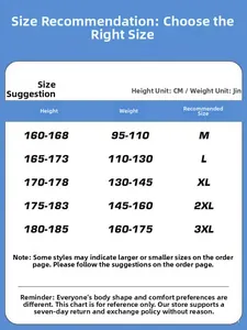 Guide des tailles pour vestes vintage en cuir PU allant du M au 3XL avec mensurations