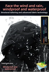 Macro shot of waterproof fabric with water droplets on a black outdoor functional jacket