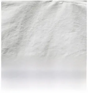 Detailed macro shot of white windproof, scratch-resistant outdoor technical fabric