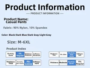 Detailed chart showing quick-dry ice silk fabric composition and product parameters