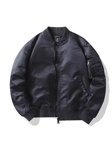 Classic Men MA-1 Flight Jacket Windproof Polyester Bomber Jacket Casual Outdoor Baseball Collar Lightweight Coat For Men