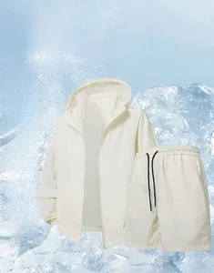 UPF 50+ sun protection suit with quick-dry fabric and cooling technology for men