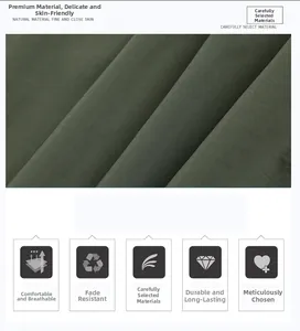 Close-up of dark green quick-dry vest fabric with breathable micro-texture and durability