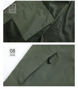 Detail view of quick-dry fishing vest showing mesh lining and functional zipper pockets
