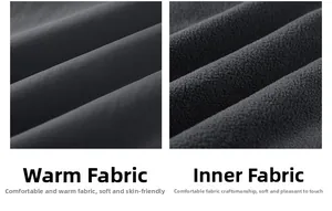 Macro detail of double-sided fleece vest showing thermal lining and windproof outer layer