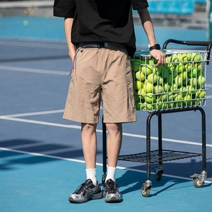 Pantaloncini Casual da Uomo in Nylon Asciugatura Rapida Rinfrescanti Cargo per Estate Outdoor Tennis Sport Traspiranti