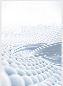 Macro shot showing soft regenerated cellulose fabric texture with light blue silky fibers