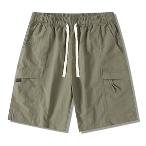 Men Cargo Shorts Nylon Quick Dry Cooling Breathable Loose Casual Summer Five Point Pants For Men Urban Fashion Outdoor