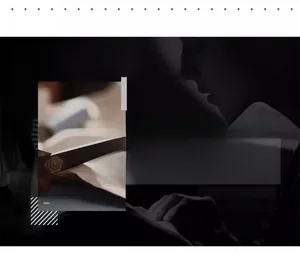 Artistic detail showing professional stereoscopic tailoring process for men's casual jackets