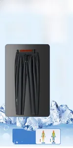 Détail du pantalon de sport pour hommes avec tissu respirant et poche zippée invisible