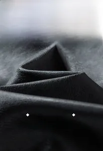 Macro shot of high-quality PU leather material showing flexible and durable texture
