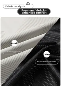 Detail of water-resistant fabric with breathable mesh lining for outdoor jackets