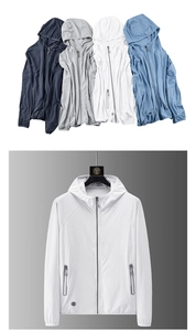 Detail of lightweight breathable sun protection jacket with micro-mesh functional fabric