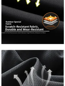 Detail of waterproof breathable fabric with scratch-resistant layers and mesh structure
