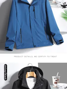 Detail view of waterproof outdoor jacket featuring functional zippers and adjustable cuffs
