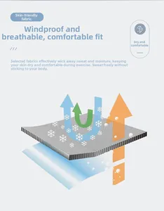 Technical diagram of windproof breathable fabric layers for men's casual jacket