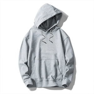 Men's Solid Color Hooded Sweatshirt 100% Cotton Loose Fit Casual Long Sleeve Hoodie With Kangaroo Pocket Daily Wear