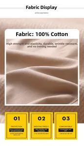 Detailed macro view of apricot 100% cotton fabric with breathable twill texture