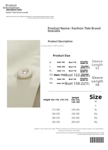 Size chart and fabric details for 100% cotton casual shirt in M-4XL sizes