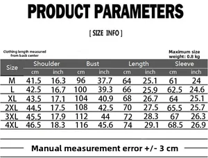 Size chart for men PU leather jacket with shoulder bust length sleeve measurements in cm inch