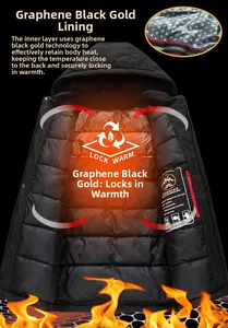 Detail of graphene black gold lining with honeycomb texture for heat retention