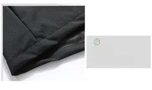 Detaillierte Nahaufnahme der glatten Nähte und Textur des Jackensaum-Designs