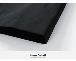 Detailed macro view of the jacket hem showing high-quality stitching and durable fabric