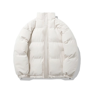 Warm Men's Winter Padded Jacket Stand Collar Windproof Quilted Puffer Coat Thick Loose Outerwear For Casual Daily Wear