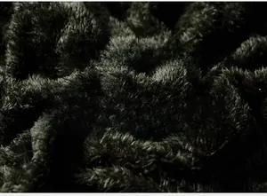 Close-up of thick fleece lining inside a winter jacket for warmth and insulation
