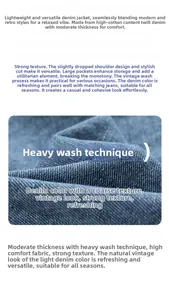 Close-up of high cotton twill denim fabric with heavy enzyme and aged vintage wash finish