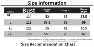 Size chart table for slim fit jacket showing chest, shoulder, and sleeve measurements