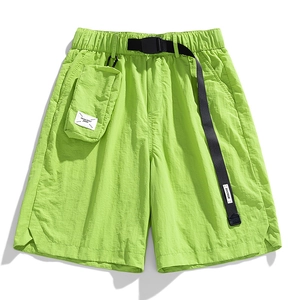 Damen Techwear Cargo-Shorts Wasserabweisend Funktionale Shorts Mit Verstellbarem Gürtel Und Abnehmbarer Tasche Outdoor Casual Shorts