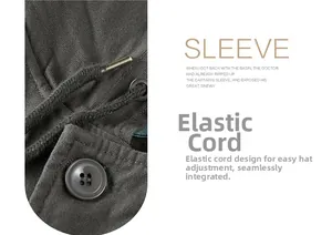 Detailed macro view of heavy-duty canvas fabric with adjustable drawstring and button