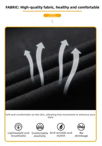 Close-up of black cotton fabric showing breathable texture and elastic properties