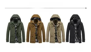 Sélection de couleurs de vestes décontractées à capuche pour hommes en vert, jaune et noir
