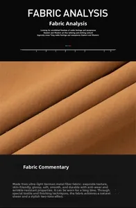Close-up of lightweight metal wire fabric with wrinkle-resistant and dual-color texture