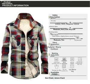 Détail de la doublure en polaire épaisse et du tissu en coton sur la chemise à carreaux
